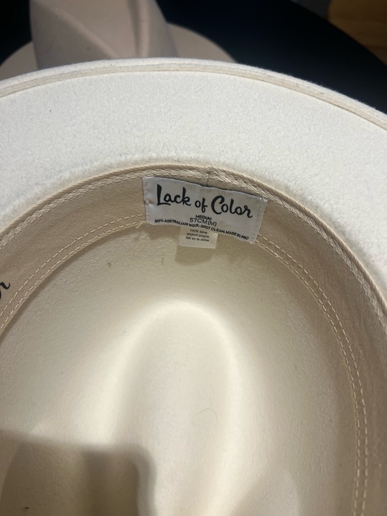 Lack of color hats